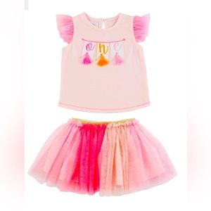 One Year Old Girl TuTu Outfit Mud Pie